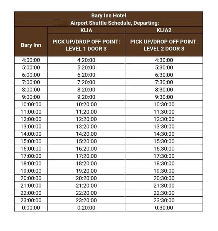 Bary Inn, Klia & Klia2 - 24 Hours Free Airport Pick-Up Sepang Eksteriør bilde